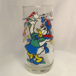 Vintage 1978 Pepsi Disney Daisy and Donald Duck Collectors Series Tall Glass Cup